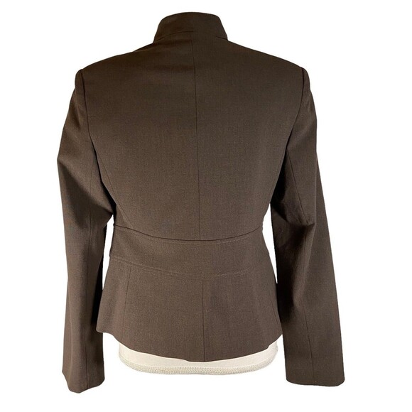 Donna Degnan Jacket Blazer‎ Brown Career Business Button Closure Workwear Size 6 - Picture 2 of 12